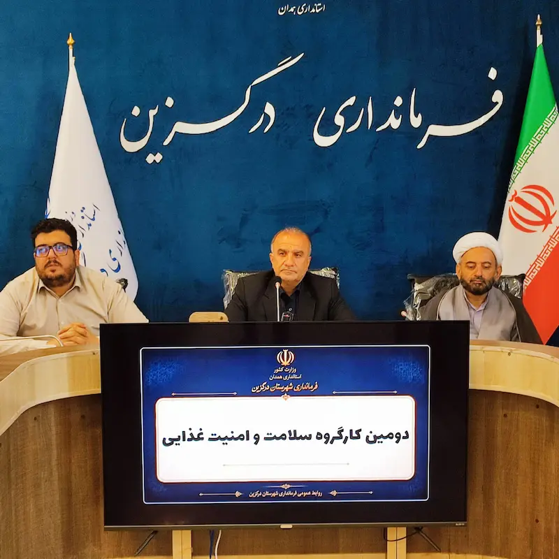 برگزاری دومین کارگروه سلامت و امنیت غذایی در شهرستان درگزین